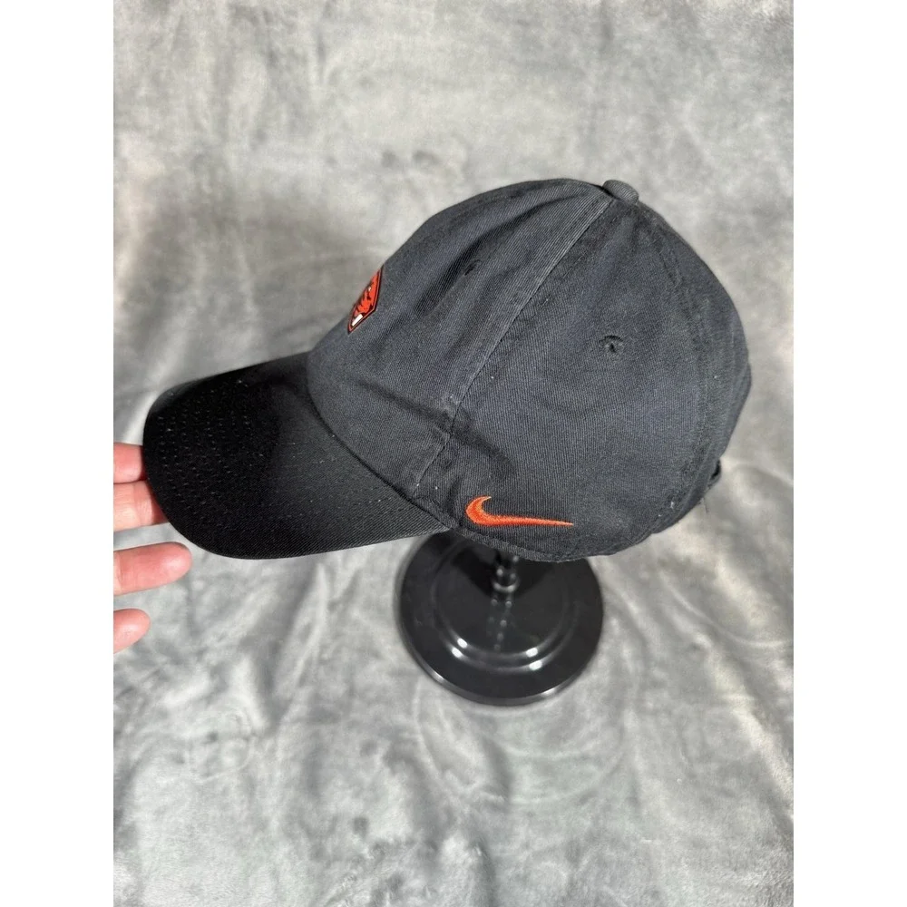 Oregon State Beavers Hat Cap Strap Back Mens One Size Black NCAA Football Nike